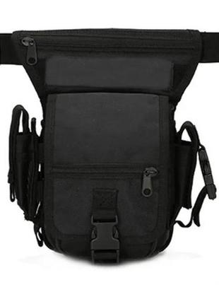 Мужская сумка тактическая поясная swat на ногу 5л - армейская барсетка олива,...