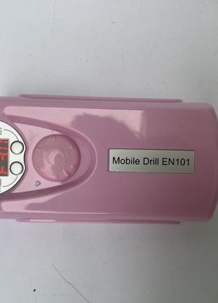 Фрезер для манікюру акумуляторний рожевий nail master zs-230 35000 об/хв фрезер на акумуляторі 6 годин роботи3 фото