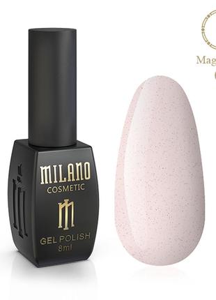 Гель лак для маникюра ногтей с темными конфетти магический песок milano magic sand 8 мл № 03