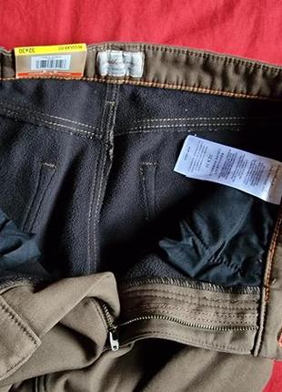 Брендовые фирменные теплые зимние американские джинсы на флисовой подкладке weatherproof® vintage,новые с бирками, размер 32.8 фото