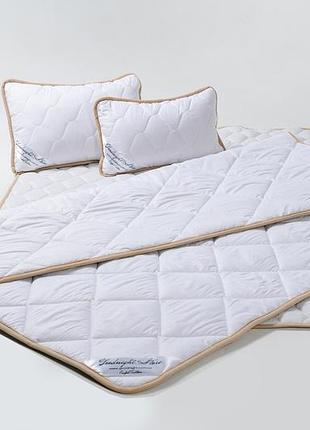 Комплект постельного белья из овечьей шерсти мериносов goodnight - белый классический односпальный