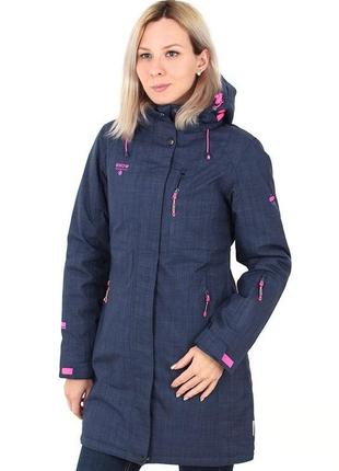 Женская лыжная куртка удлинённая, мембраная куртка1 фото
