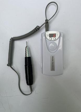 Фрезер для манікюру акумуляторний nail master zs-230 35000 об/хв фрейзер на акумуляторі для нігтів3 фото