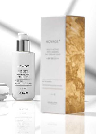 Легкий мультиактивный дневной крем novage+ spf 30