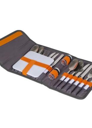 Набір туристичного посуду bo-camp picnic 17 pieces 4 person grey (7504340)