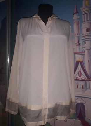 Винтажная эффектная блуза рубашка от cos р.42-44 us6