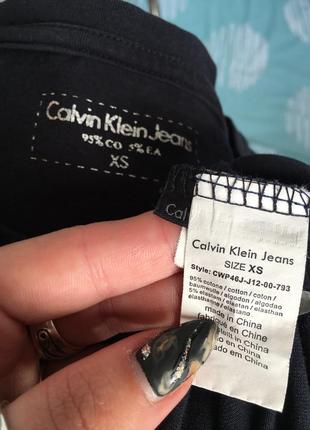 3 дні!calvin klein jeans оригінальний синій лонгслив з блискучим логотипом бренду3 фото