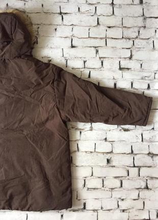 Зимняя куртка объемная с натуральным мехом7 фото