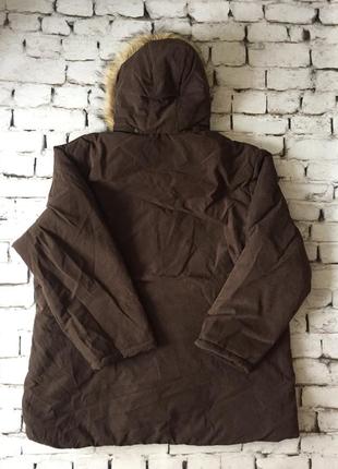 Зимняя куртка объемная с натуральным мехом3 фото