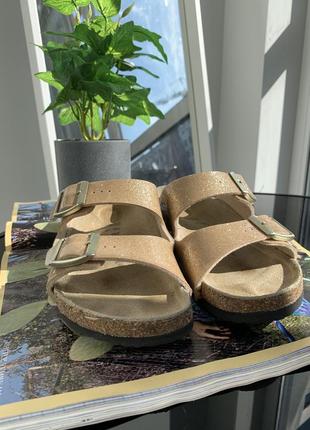 Босоножки сланцы тапочки шлепанцы birkenstock корк оригинал! 323 фото