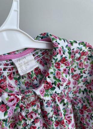 Блуза h&amp;m, блузочка, сорочка, кофта, кофтинка, 92 см, 98, 2-3 роки2 фото
