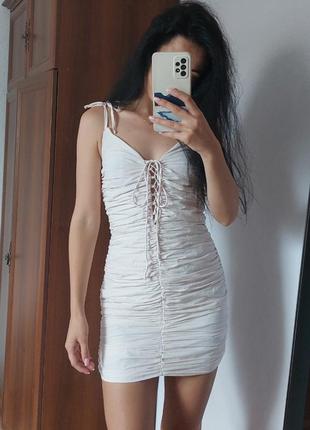 Шикарное мини платье zara