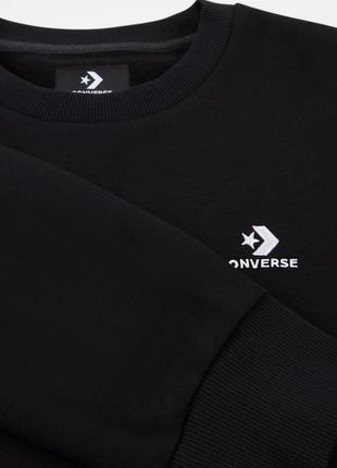 Оригінальний світшот converse unisex sweatshirt go-to embroidered star chevron6 фото