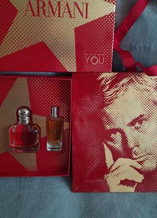 Набор giorgio armani emporio armani in love with you набор (edp/50ml + edp/15ml + h/cr/50ml)