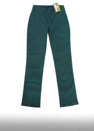 Стрейч брюки зеленые 15-16 лет англия