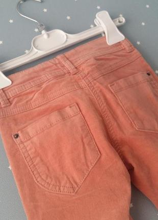 Микровельветовые штаны/брюки kiabi (франция) на 6 лет (размер 114-119)6 фото