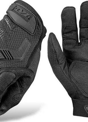 Тактичні рукавички mechanix m-pact impact колір чорний розмір xl