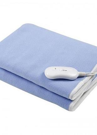 Електроковдра електропростирадло 150х80 см polar velvet esperanza ehb-001-blue