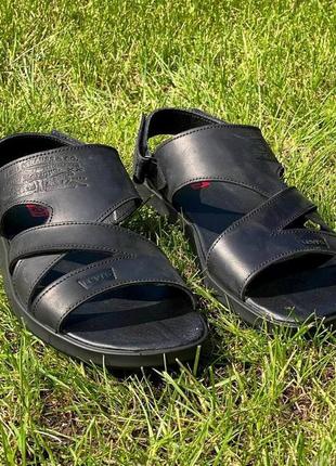 Сандали levis | мужские сандали левис  натуральная кожа4 фото