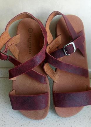 Новые кожаные мужские сандалии vaquetillas spain1 фото