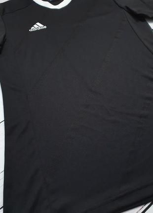 Мужская черная спортивная футболка adidas / адидас оригинал / тренировочная / игровая4 фото