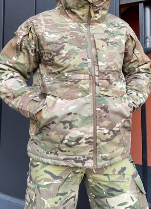 Зимова тактична куртка army multicam