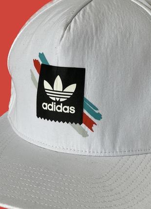 Кепка adidas courtside hat white snapback3 фото