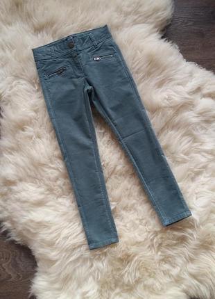 Микровельветовые штаны/брюки kiabi (франция) на 5 лет (размер 108-113)1 фото