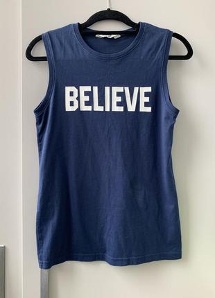 Бавовняна майка безрукавка