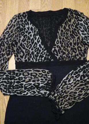 Sale платье с леопардовым принтом7 фото