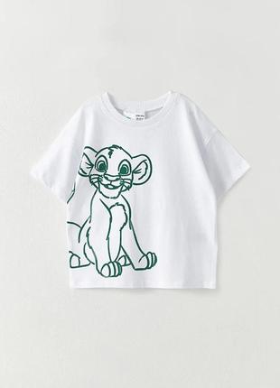 2-3/3-4 р новый фирменный летний комплект костюм шорты с футболкой lion king король лев lc waikiki2 фото