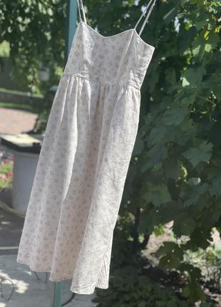 Сукня, сарафан h&amp;m льон5 фото