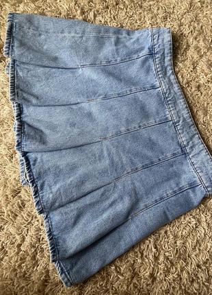 Мега стильная джинсовая юбка3 фото