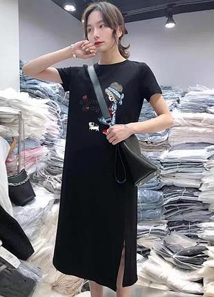 Распродажа черное платье сарафан в ассортименте