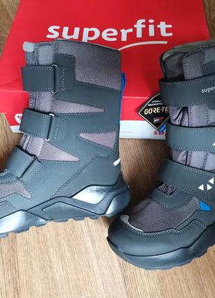 Зимові чоботи superfit rocket snow boot grey/blue (1000405)