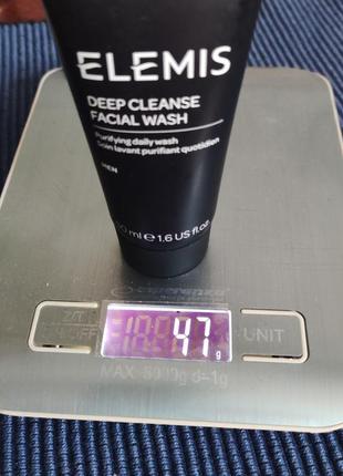 Elemis deep cleanse facial wash - мужской гель для умывания, 50 мл5 фото