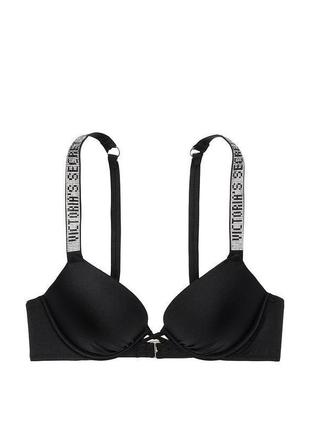 Верх 34а 75а от купальника со стразами victorias secret shine strap push up