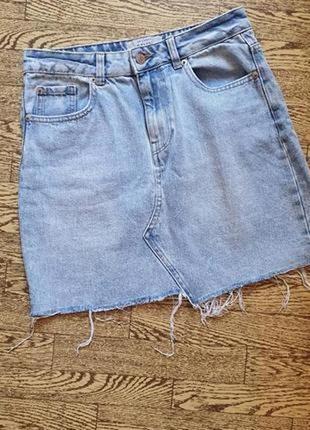 Стильная джинсовая юбка размер с-м