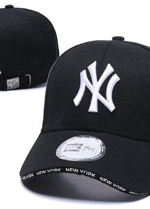 Бейсболка ny new era котон цвет черный