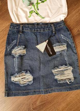Нова стильна джинсова спідниця розмір s