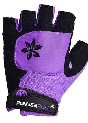 Велорукавички powerplay 5284 purple xs