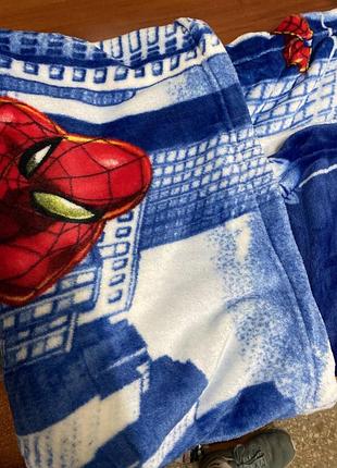 Дитячий плед фліс спайдермен spiderman полуторний