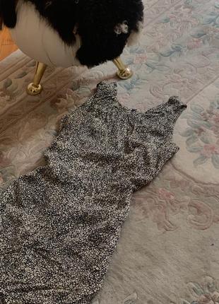 Плаття сукня класична міні міді нова брендова шовкова атласна сукня натуральна літня вечірня zara3 фото