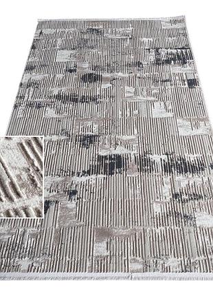 2.5x3.5 килим vera 8225a (cream / l.grey) скандинавський стиль у вітальню чи спальню