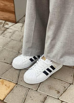 Женские кросовки adidas superstar white