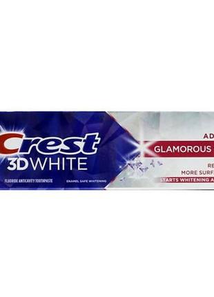 Отбеливающая зубная паста crest 3d white glamorous white toothpaste