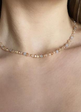 Чокер із бусин