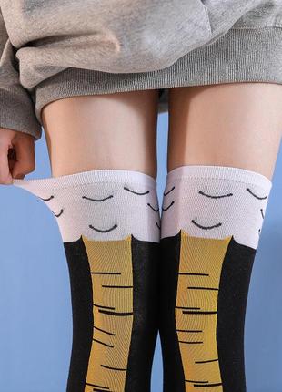 Гольфы высокие носки носочки гетры куриные лапки