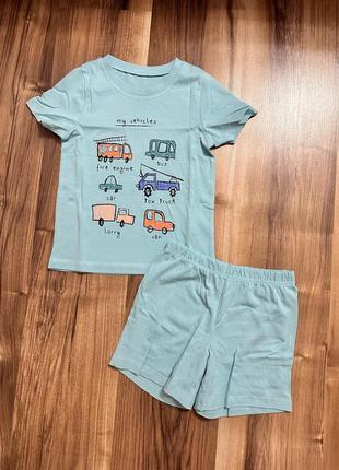 Пижама george на мальчика 3-4 года 98-104 см джордж кофта штаны футболка шорты4 фото