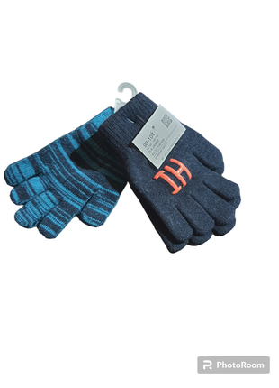 Набор трикотажных утепленных перчаток с&amp;а1 фото